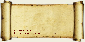 Miljana Velebit vizit kartica